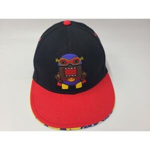 Domo TV NHK Superhero Snapback Hat Cap Cartoon Animation Kun Japan Men Black Red